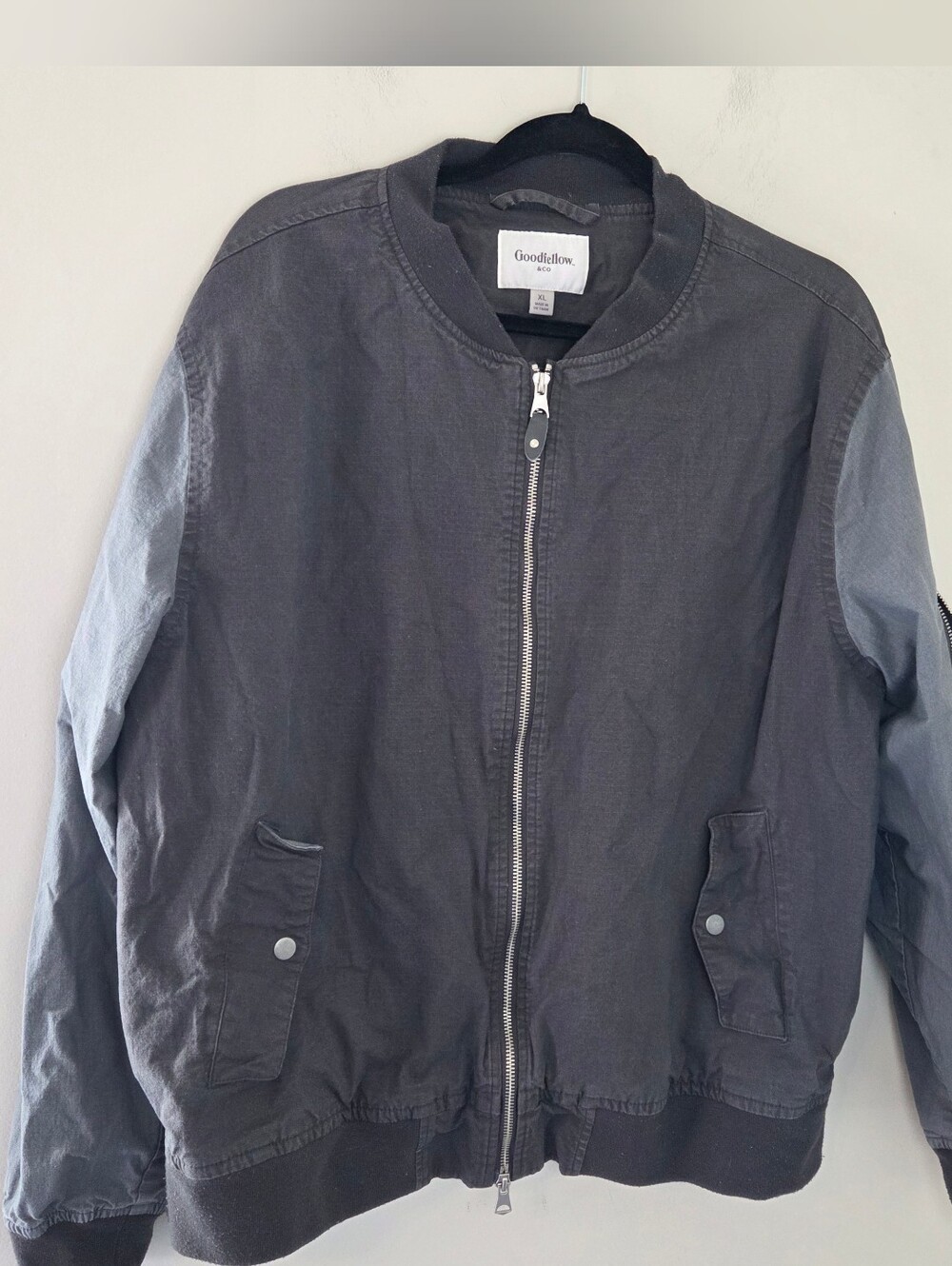 Goodfellow and Co. Gray Bomber Jacket